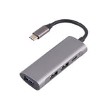 T-811 HUB Docking Station 4 in 1 USB-C / Type-C เป็น 3 USB 3.0 + USB-C / Type-C, T-811