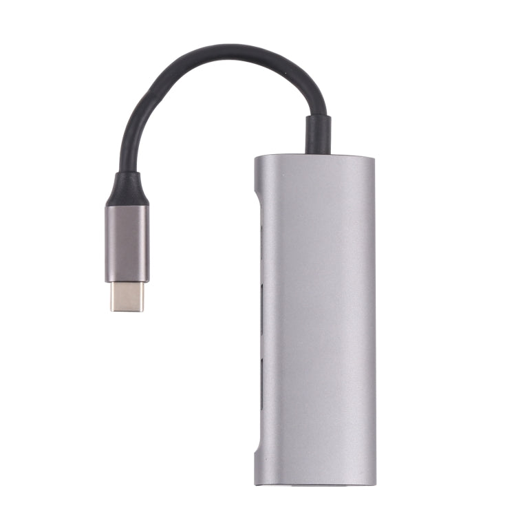 T-811 HUB Docking Station 4 in 1 USB-C / Type-C เป็น 3 USB 3.0 + USB-C / Type-C, T-811