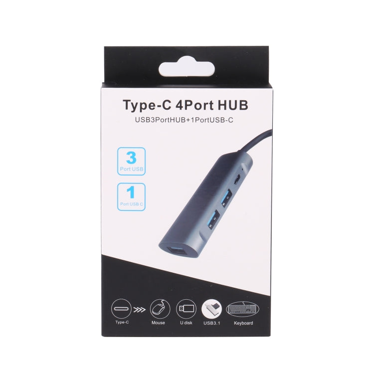 T-811 HUB Docking Station 4 in 1 USB-C / Type-C เป็น 3 USB 3.0 + USB-C / Type-C, T-811