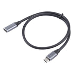 สายแปลง USB-C / Type-C ตัวผู้เป็น USB-C / Type-C ตัวเมีย ความยาวสาย: 50cm, 50cm