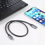 สายแปลง USB-C / Type-C ตัวผู้เป็น USB-C / Type-C ตัวเมีย ความยาวสาย: 50cm, 50cm