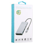 แท่นเชื่อมต่อ USB-C แบบ 7 in 1 มีพอร์ต USB 3.0 คู่ + TF/SD + HDMI/VGA + แจ็ค 3.5mm + Type-C / USB-C, 2xUSB3.0+TF/SD+HDMI/VGA+3.5mm
