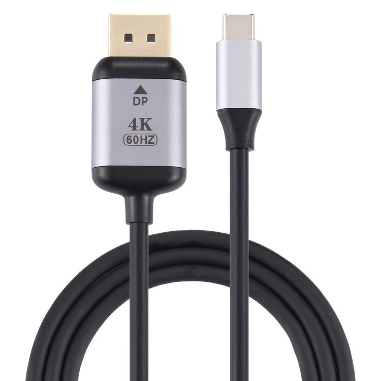 สายแปลง 4K 60Hz Type-C / USB-C ตัวผู้เป็น DP ตัวผู้ ความยาว: 1.8m, DP ตัวผู้