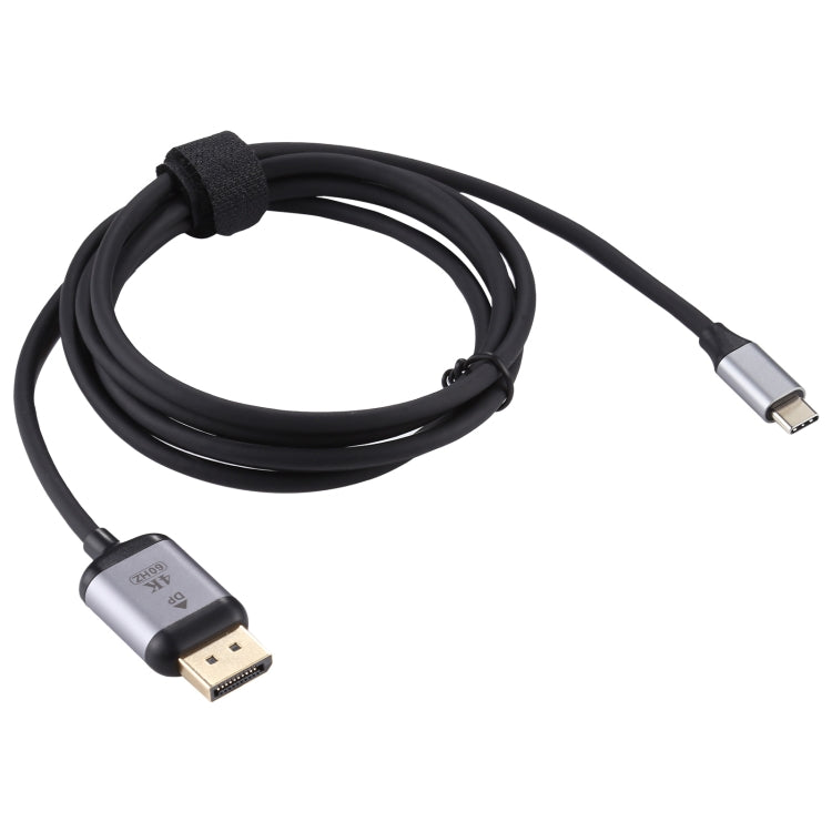 สายแปลง 4K 60Hz Type-C / USB-C ตัวผู้เป็น DP ตัวผู้ ความยาว: 1.8m, DP ตัวผู้