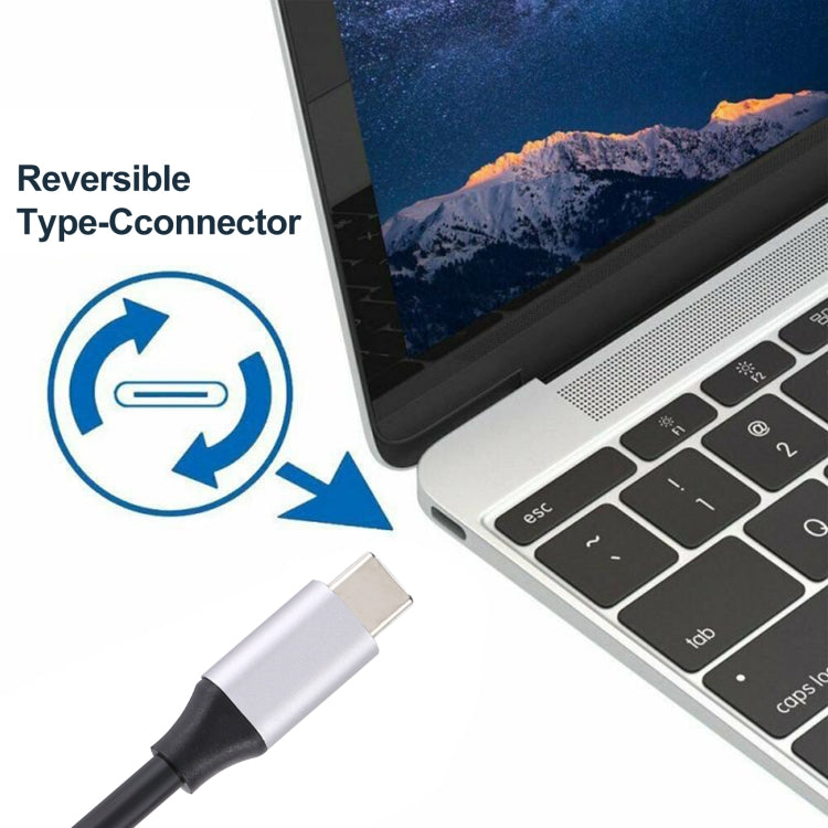 สายแปลง 4K 60Hz Type-C / USB-C ตัวผู้เป็น DP ตัวผู้ ความยาว: 1.8m, DP ตัวผู้
