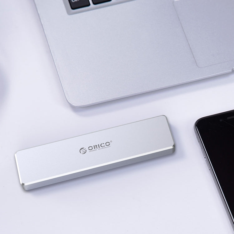 กล่องใส่ SSD ORICO PCM2-C3 M.2 M-Key เป็น USB 3.1 Gen2 USB-C / Type-C แบบกดด้านบน รองรับความจุสูงสุด: 2TB