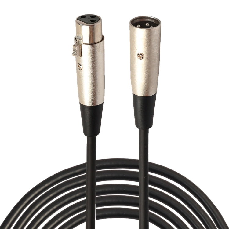 สายไมโครโฟน XLR 3 พิน ตัวผู้เป็นตัวเมีย พร้อมชิลด์ ยาว 5 เมตร