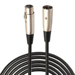 สายไมโครโฟน XLR 3 พิน ตัวผู้เป็นตัวเมีย พร้อมชิลด์ ยาว 5 เมตร