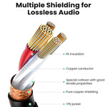 สายไมโครโฟน XLR 3 พิน ตัวผู้เป็นตัวเมีย พร้อมชิลด์ ยาว 5 เมตร