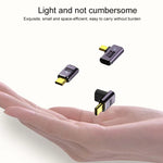 อะแดปเตอร์ USB-C/Type-C ตัวเมียเป็น USB-C/Type-C ตัวผู้ 240W ความเร็ว 40Gbps แบบ U-Type พร้อมไฟ, อะแดปเตอร์แบบ U-Type
