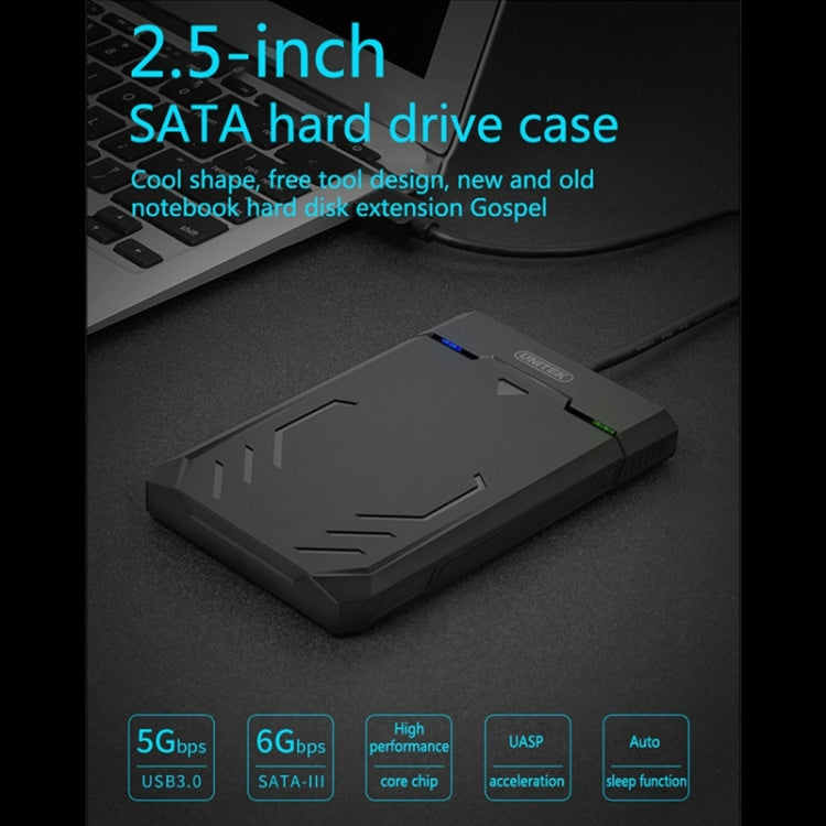 กล่องใส่ฮาร์ดดิสก์ SATA ขนาด 2.5 นิ้ว USB 3.0 UNITEK ความยาว 30 ซม.