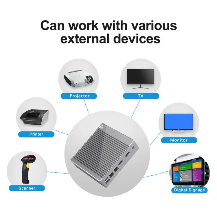K660S Windows และ Linux ระบบมินิพีซี, โปรเซสเซอร์ Intel Celeron N2840 ควอดคอร์ 1.83-2.25GHz, แรม 2GB + SSD 32GB, 2GB+32GB