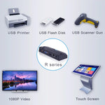 R1 Windows ระบบมินิพีซี, ควอดคอร์ Cortex 2.0GHz, แรม: 1GB, รอม: 8GB