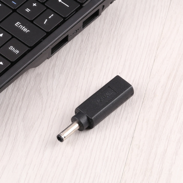 อะแดปเตอร์ USB-C / Type-C หัวเมียเป็นหัวผู้ชาย 4.5 x 3.0 มม สำหรับ Dell, USB-C หัวเมียเป็น 4.5 x 3.0 มม