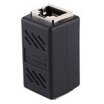 อุปกรณ์ขยายสายเครือข่ายคริสตัล หัวต่อสายตรง หัวเมียเป็นหัว RJ45 สองหัว, 2 พอร์ต