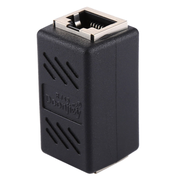 อุปกรณ์ขยายสายเครือข่ายคริสตัล หัวต่อสายตรง หัวเมียเป็นหัว RJ45 สองหัว, 2 พอร์ต