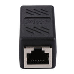 อุปกรณ์ขยายสายเครือข่ายคริสตัล หัวต่อสายตรง หัวเมียเป็นหัว RJ45 สองหัว, 2 พอร์ต
