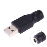 อะแดปเตอร์ USB หัวผู้ชายเป็นหัวเมีย 5.5 x 2.1 มม, USB หัวผู้ชายเป็น 5.5 x 2.1 มม