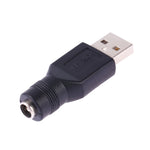 อะแดปเตอร์ USB หัวผู้ชายเป็นหัวเมีย 5.5 x 2.1 มม, USB หัวผู้ชายเป็น 5.5 x 2.1 มม