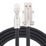 สายชาร์จเร็ว Mech Series 6A 120W USB เป็น 8 Pin ปลั๊กโลหะ 180 องศา ความยาว 1.2 ม.