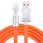 สายชาร์จเร็ว Mech Series 6A 120W USB เป็น 8 Pin ปลั๊กโลหะ 180 องศา ความยาว 1.2 ม.