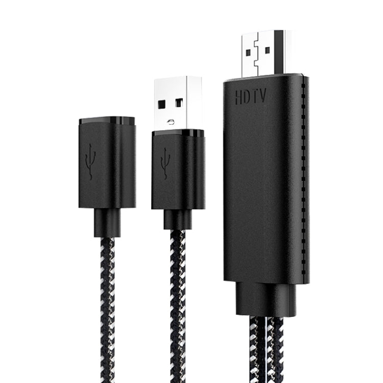 สายแปลงวิดีโอ 7563s USB-C / Type-C ตัวเมียเป็น HDMI 2K ตัวผู้ ความยาวสาย 1 เมตร