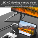 75216 ตัวแปลงวิดีโอ HD 4 in 1 8 พิน เป็น HDMI + ชาร์จ 8 พิน + 2 พอร์ต USB, 75216