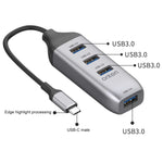 Onten 95118U HUB แปลง USB-C / Type-C เป็น 4 พอร์ต USB 3.0 4-in-1 สถานีเชื่อมต่อมัลติฟังก์ชัน, 95118U