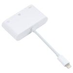 NK-107 อะแดปเตอร์ 3 in 1 8 พิน ตัวผู้ เป็น USB + อีเธอร์เน็ต 1000M + 8 พิน พาวเวอร์ ตัวเมีย, NK-107