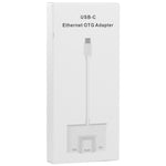 อะแดปเตอร์ 3 in 1 USB-C / Type-C ชาย เป็น USB + Ethernet RJ45 100M + Type-C Power หญิง