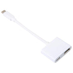 ตัวแปลงวิดีโอ USB-C/Type-C เป็น HDMI+USB-C/Type-C, Type-C 4K/30HZ