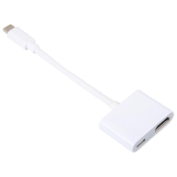 ตัวแปลงวิดีโอ USB-C/Type-C เป็น HDMI+USB-C/Type-C, Type-C 4K/30HZ