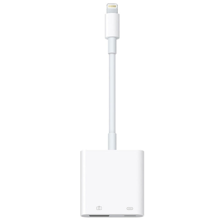 สายชาร์จและถ่ายโอนข้อมูล 11 ซม. 8 พิน ตัวผู้เป็น USB และ 8 พิน สำหรับกล้อง รองรับระบบ iOS 9.2 ขึ้นไป