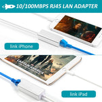 อะแดปเตอร์การ์ดเครือข่ายไมโครอีเธอร์เน็ต NK-107 A1 พอร์ตหญิง 8 พิน สำหรับชาร์จ เป็นพอร์ตชาย 8 พิน