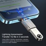 อะแดปเตอร์แปลง USB 3.0 ตัวเมียเป็น 8 พิน ตัวผู้ OTG สำหรับแฟลชไดรฟ์ MCDODO