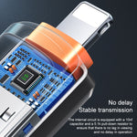 อะแดปเตอร์แปลง USB 3.0 ตัวเมียเป็น 8 พิน ตัวผู้ OTG สำหรับแฟลชไดรฟ์ MCDODO