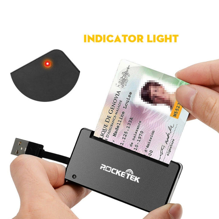 เครื่องอ่านบัตรสมาร์ทการ์ด ROCKETEK SCR3 CAC ID SIM Chip