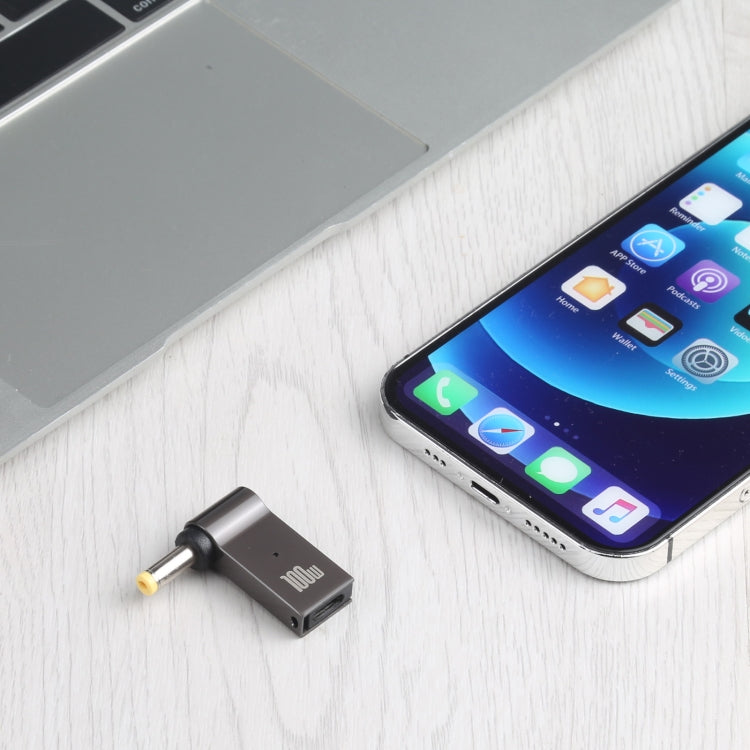 อะแดปเตอร์ชาร์จคอมพิวเตอร์ 100W USB-C / Type-C ตัวเมียเป็น DC 4.8x1.7 มม. ตัวผู้, Type-C ตัวเมียเป็น DC 4.8x1.7 มม. ตัวผู้