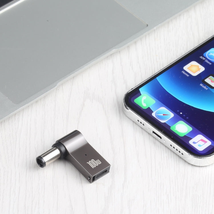 อะแดปเตอร์ชาร์จคอมพิวเตอร์ 100W USB-C / Type-C ตัวเมียเป็น DC 7.4x0.6 มม. ตัวผู้ สำหรับ HP, Type-C ตัวเมียเป็น DC 7.4x0.6 มม. ตัวผู้ (สำหรับ HP)