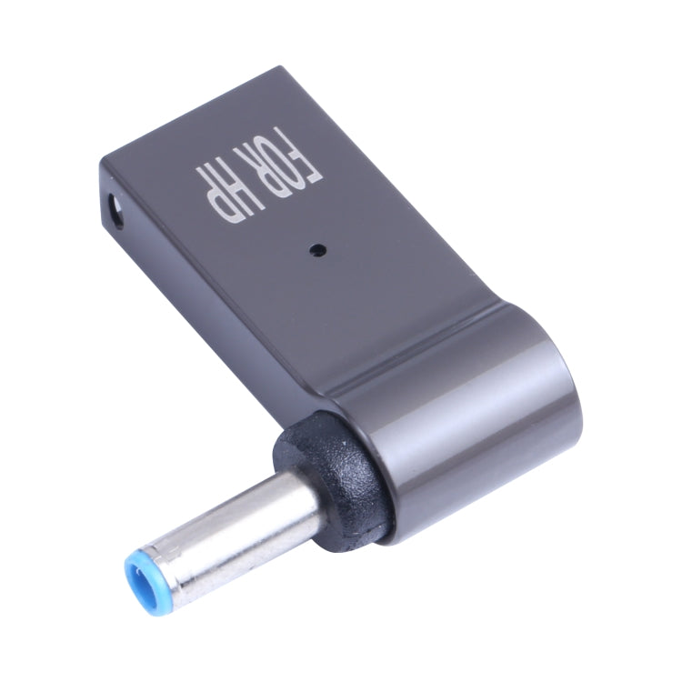 อะแดปเตอร์ชาร์จคอมพิวเตอร์ 100W USB-C / Type-C ตัวเมียเป็น DC 4.5x3.0mm ตัวผู้ สำหรับ HP, Type-C เป็น DC 4.5x3.0mm