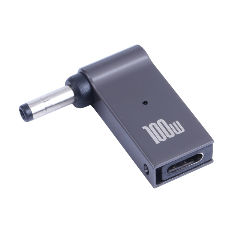 อะแดปเตอร์ชาร์จคอมพิวเตอร์ 100W USB-C / Type-C ตัวเมียเป็น DC 4.0x1.7mm ตัวผู้ สำหรับ Lenovo, Type-C ตัวเมียเป็น DC 4.0x1.7mm ตัวผู้ (สีดำ)