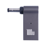 อะแดปเตอร์ชาร์จคอมพิวเตอร์ 100W USB-C / Type-C ตัวเมียเป็น DC 4.0x1.7mm ตัวผู้ สำหรับ Lenovo, Type-C ตัวเมียเป็น DC 4.0x1.7mm ตัวผู้ (สีดำ)