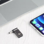 อะแดปเตอร์ชาร์จคอมพิวเตอร์ 100W USB-C / Type-C ตัวเมียเป็น DC 4.0x1.7mm ตัวผู้ สำหรับ Lenovo, Type-C ตัวเมียเป็น DC 4.0x1.7mm ตัวผู้ (สีดำ)
