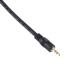 สายอะแดปเตอร์เสียงหัวโลหะ 30 ซม. 3.5 มม. ตัวผู้เป็น XLR 3 พิน ตัวผู้ CANNON, ตัวผู้ 3.5 มม.