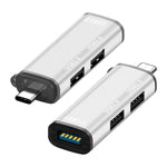 สถานีเชื่อมต่อ HUB แบบมัลติฟังก์ชัน 3 ใน 1 Type-C / USB-C รุ่น ADS-302C