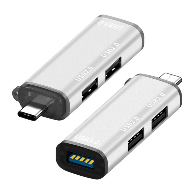 สถานีเชื่อมต่อ HUB แบบมัลติฟังก์ชัน 3 ใน 1 Type-C / USB-C รุ่น ADS-302C