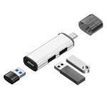 สถานีเชื่อมต่อ HUB แบบมัลติฟังก์ชัน 3 ใน 1 Type-C / USB-C รุ่น ADS-302C