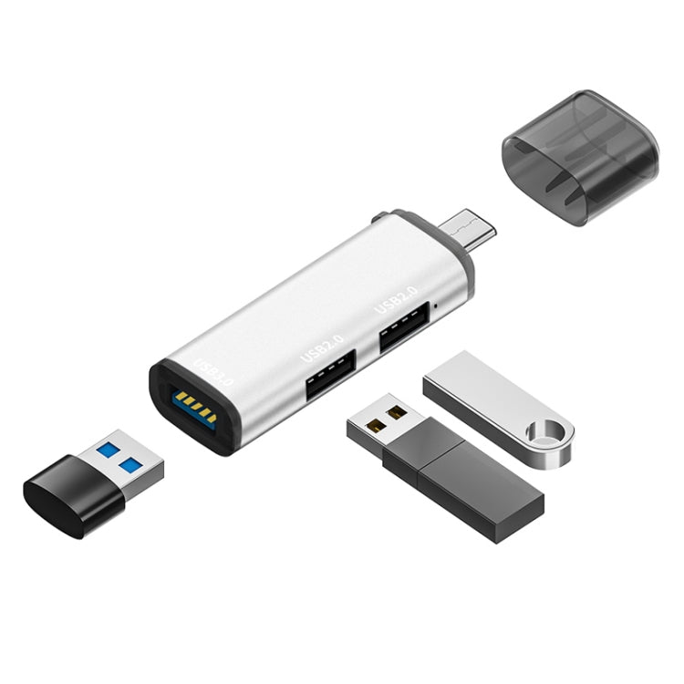 สถานีเชื่อมต่อ HUB แบบมัลติฟังก์ชัน 3 ใน 1 Type-C / USB-C รุ่น ADS-302C