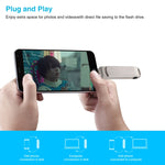 Richwell แฟลชไดรฟ์หมุนได้ 3 in 1 16G Micro USB + 8 Pin + USB 3.0 พร้อมฟังก์ชัน OTG, 16G