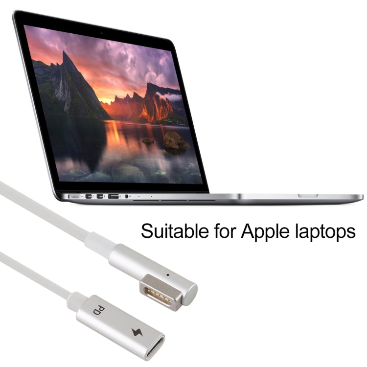 อะแดปเตอร์ชาร์จ 5 Pin MagSafe 1 (รูปตัว L) เป็น USB-C / Type-C PD, Type-C เป็น MagSafe 1